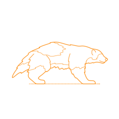 Animals Mustelids Wolverine Sketch Drawing Svg, Free Vectors File